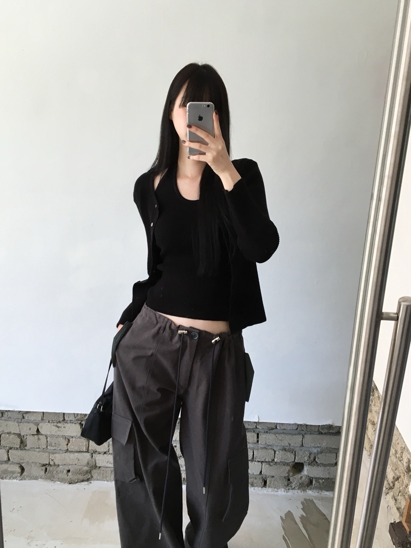 LEGACY東大門直郵女士新品人氣套裝修身套裝開衫無袖羅紋LEGACY套裝
