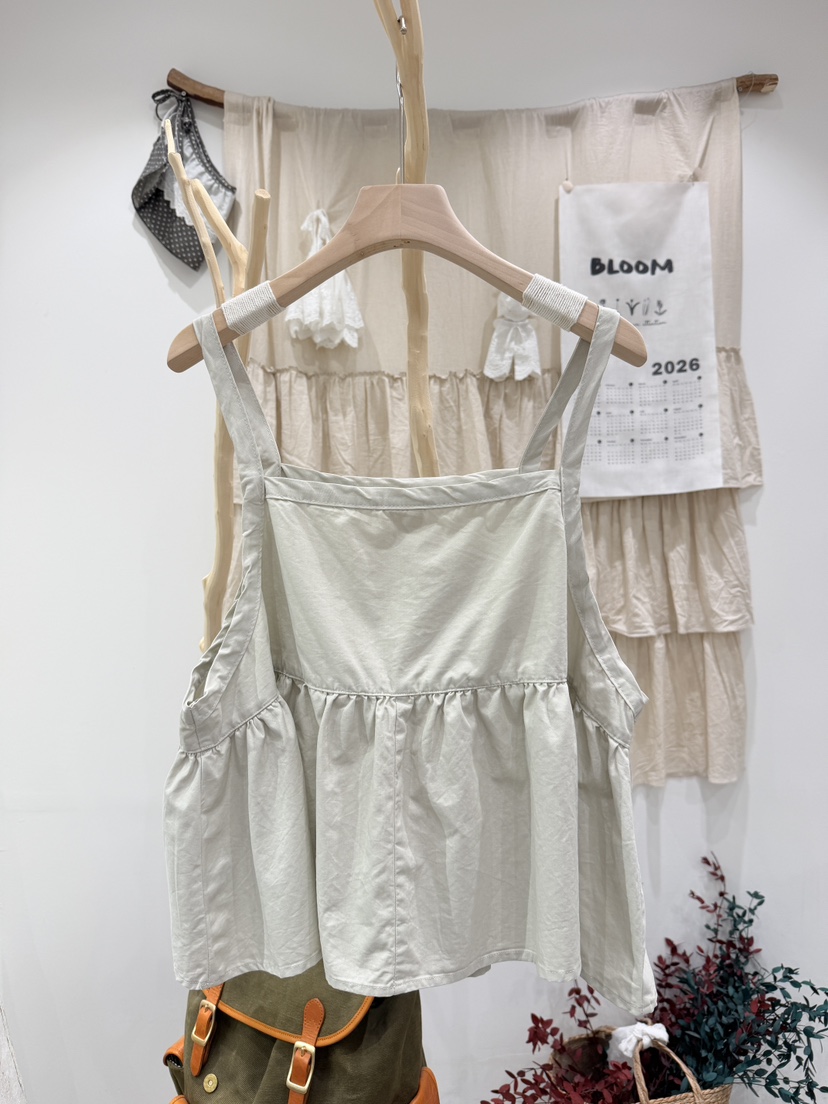 BLOOM東大門直郵女士新品時尚真品熱賣吊帶背心荷葉邊雙面BLOOM-S吊帶/背心
