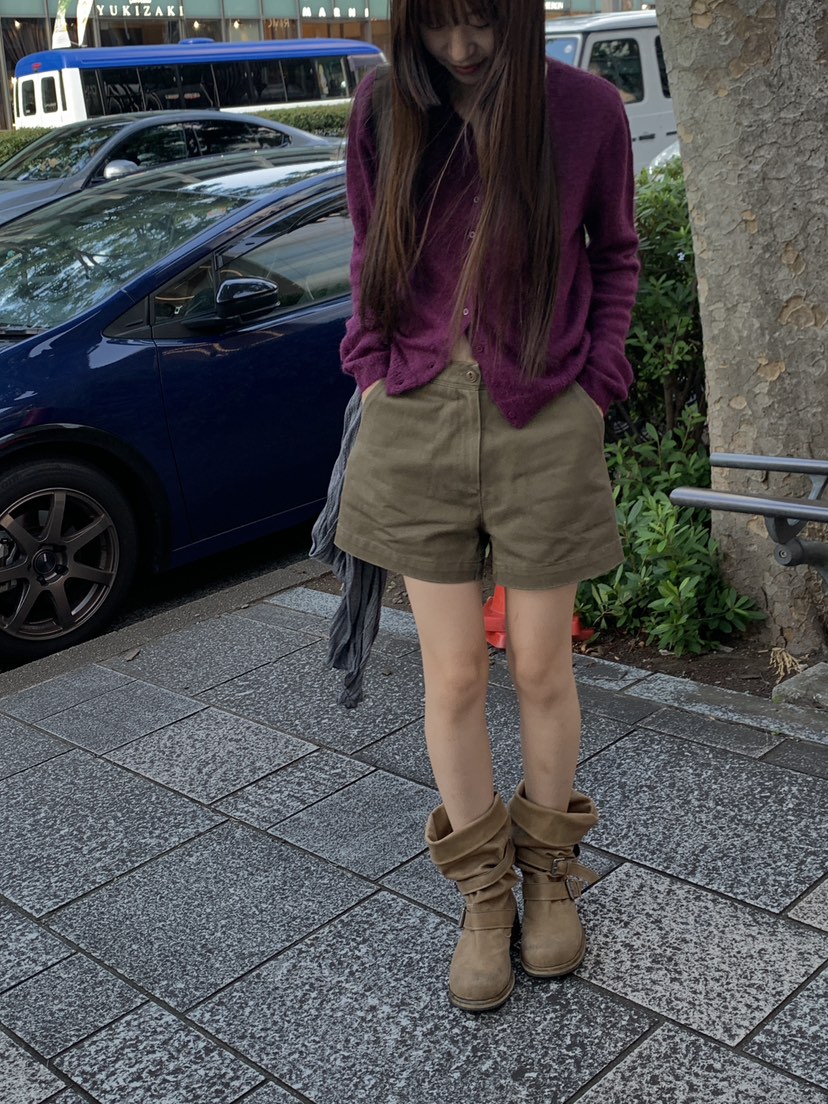 LOGARDEN韓國直郵女裝新款休閑人氣時尚推薦短褲不含腰帶LO GARDEN短褲