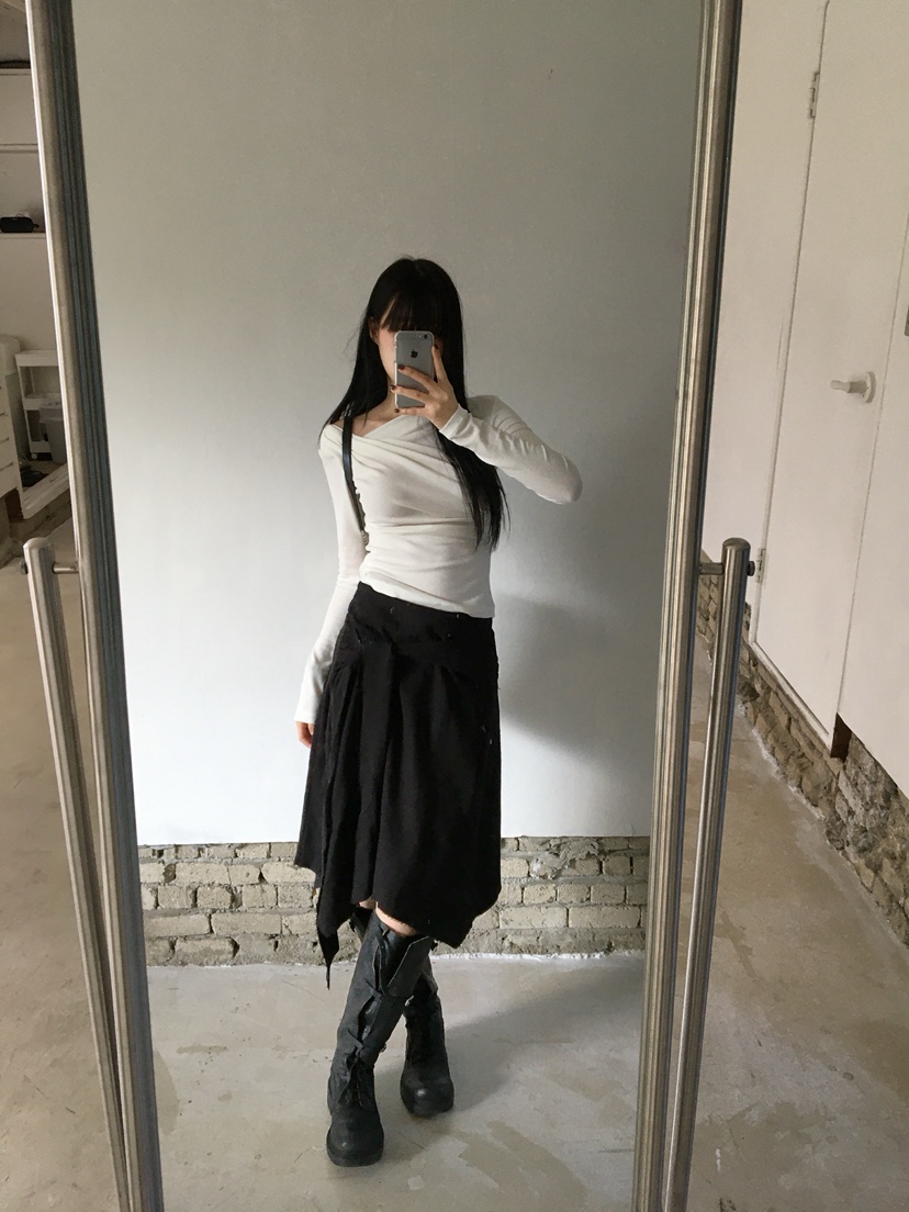 LEGACY東大門直郵女士新品人氣時尚推薦半身裙中短裙絲帶絨LEGACY半身裙/中短裙