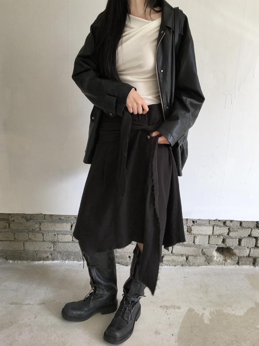 LEGACY東大門直郵女士新品人氣時尚推薦半身裙中短裙絲帶絨LEGACY半身裙/中短裙