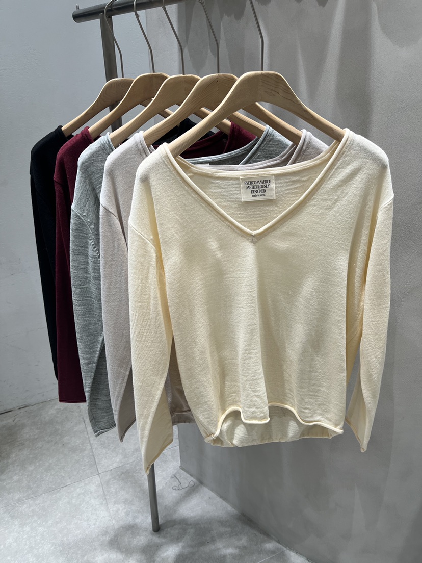 EVERCOMMERCE METICULOUSLY DESIGNED東大門實拍女士新款時尚針織衫棉EVERCOMMERCE METICULOUSLY DESIGNED針織衫