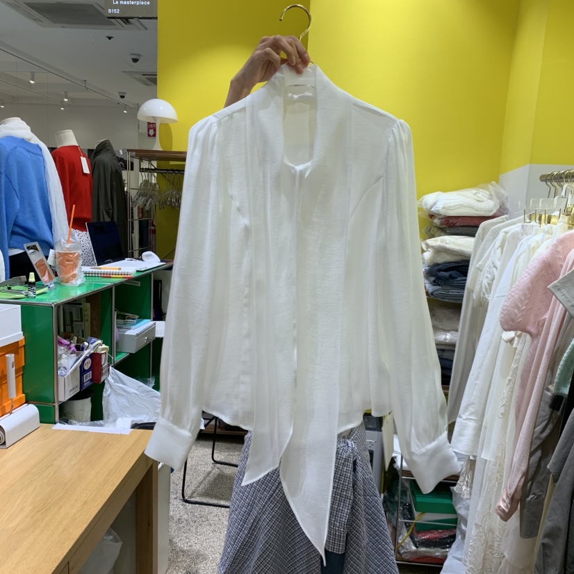 LE MASTERPLACE韓國代購女士新款真品人氣時尚襯衫蕾絲衫Le masterpiece襯衫/蕾絲衫圖色1