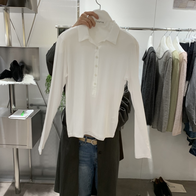 TEMPTING東大門實拍女裝新品人氣推薦休閑時尚真品長袖T恤TEMPTING長袖T恤圖色1