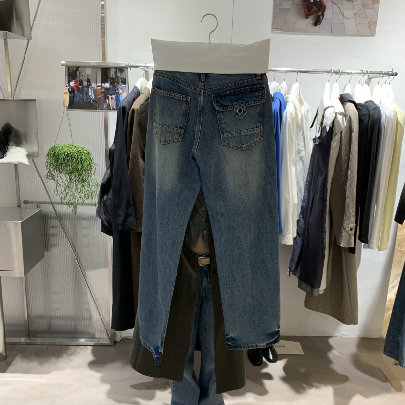TEMPTING東大門代購女裝新款真品推薦時尚人氣休閑牛仔褲TEMPTING牛仔褲