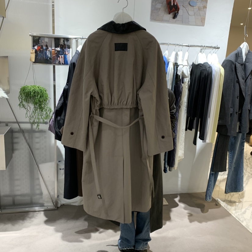 TEMPTING東大門代購女裝新品真品推薦熱賣長款風衣含腰帶TEMPTING長款風衣