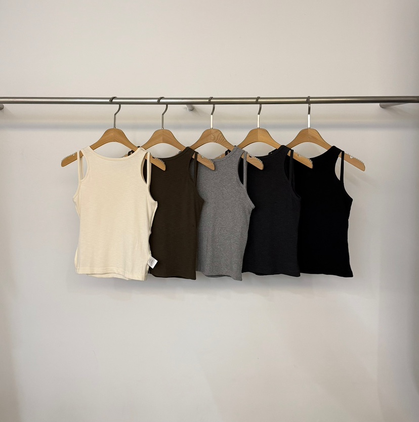 TWENTY FOUR SEVEN24-7東大門實拍女裝新品人氣吊帶背心無袖條紋TEWNTY FOUR SEVEN24-7吊帶/背心