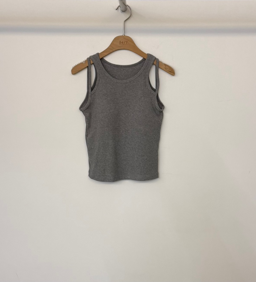 TWENTY FOUR SEVEN24-7東大門實拍女裝新品人氣吊帶背心無袖條紋TEWNTY FOUR SEVEN24-7吊帶/背心圖色2