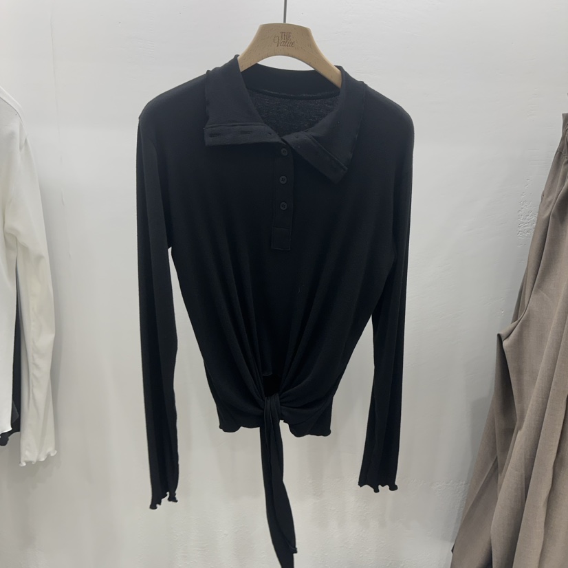 THE VALUE東大門代購女裝新品熱賣推薦時尚休閑真品長袖T恤THE VALUE長袖T恤圖色2