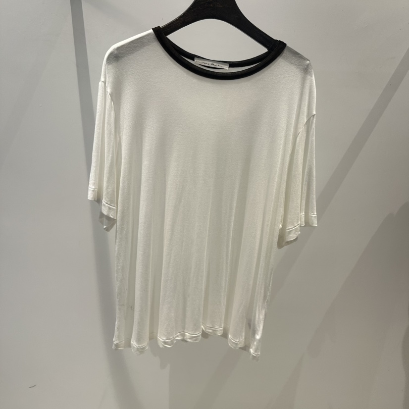 JANE BIRKIN韓國直郵女裝新款真品時尚人氣T恤人造絲天鵝絨JANE BIRKIN設計師品牌T恤圖色1