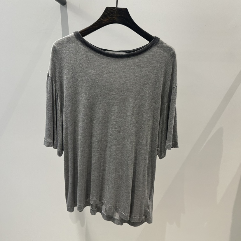 JANE BIRKIN韓國直郵女裝新款真品時尚人氣T恤人造絲天鵝絨JANE BIRKIN設計師品牌T恤圖色2