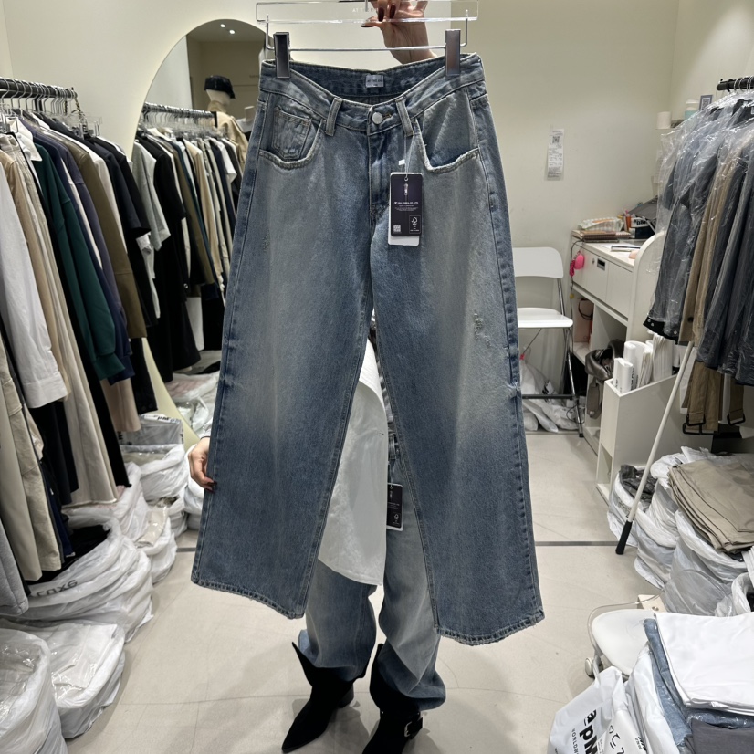 AT THE END東大門代購女士新品推薦時尚人氣熱賣牛仔褲AT THE END牛仔褲圖色1