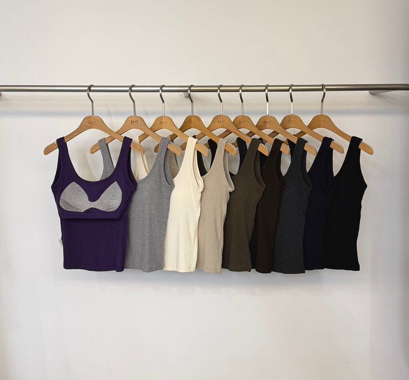 TWENTY FOUR SEVEN24-7東大門代購女士新品推薦吊帶背心無袖TEWNTY FOUR SEVEN24-7吊帶/背心
