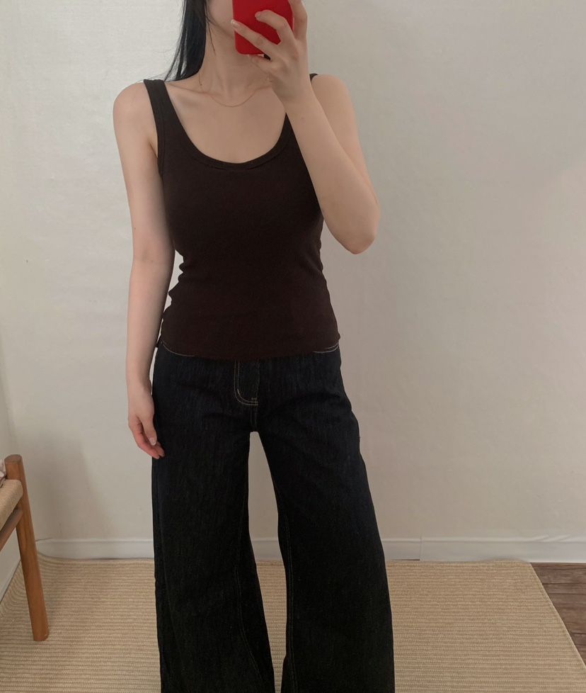 TWENTY FOUR SEVEN24-7東大門代購女士新品推薦吊帶背心無袖TEWNTY FOUR SEVEN24-7吊帶/背心