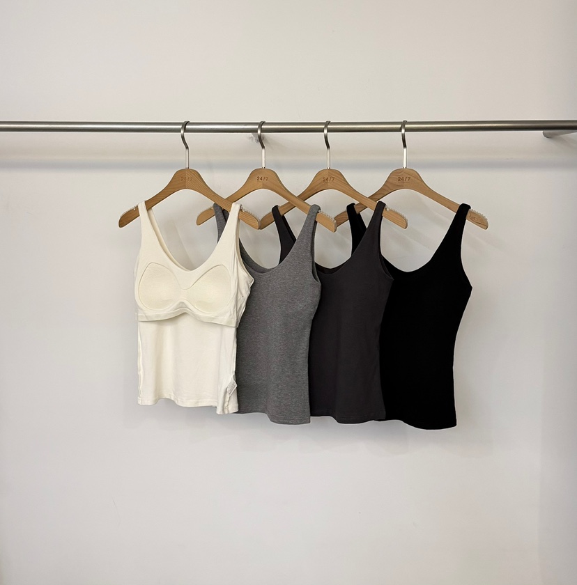 TWENTY FOUR SEVEN24-7韓國直郵女士新款真品吊帶背心V領無袖TEWNTY FOUR SEVEN24-7吊帶/背心