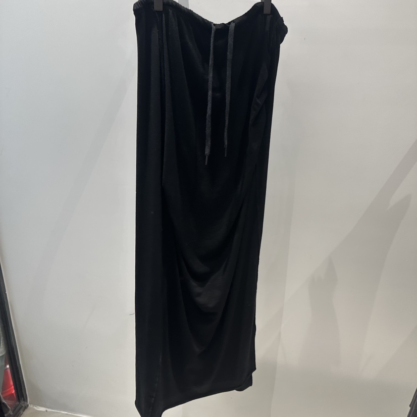 JANE BIRKIN東大門實拍女士新款人氣時尚休閑真品長裙豬皮JANE BIRKIN設計師品牌長裙圖色2黑色
