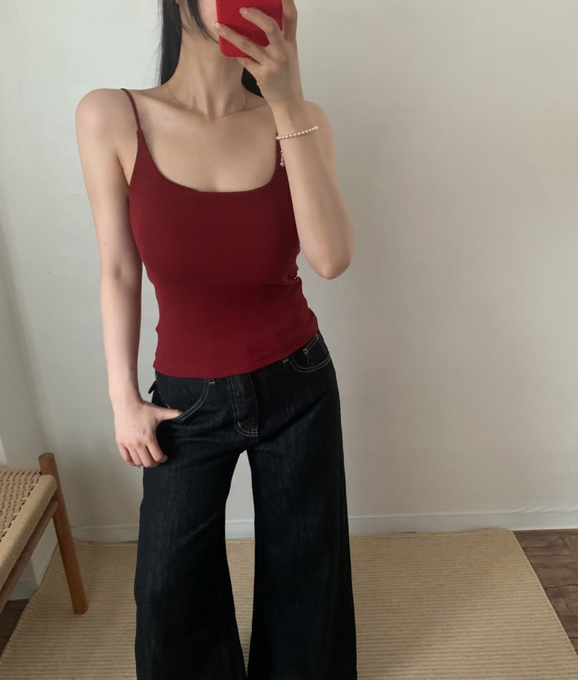 TWENTY FOUR SEVEN24-7東大門實拍女士新品推薦吊帶背心無袖TEWNTY FOUR SEVEN24-7吊帶/背心
