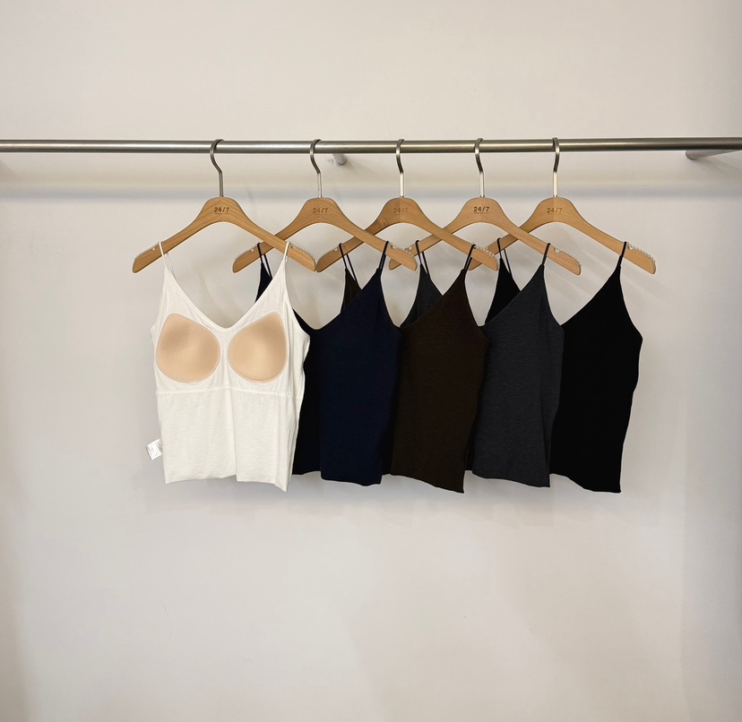 TWENTY FOUR SEVEN24-7韓國代購女裝新款熱賣吊帶背心V領無袖TEWNTY FOUR SEVEN24-7吊帶/背心