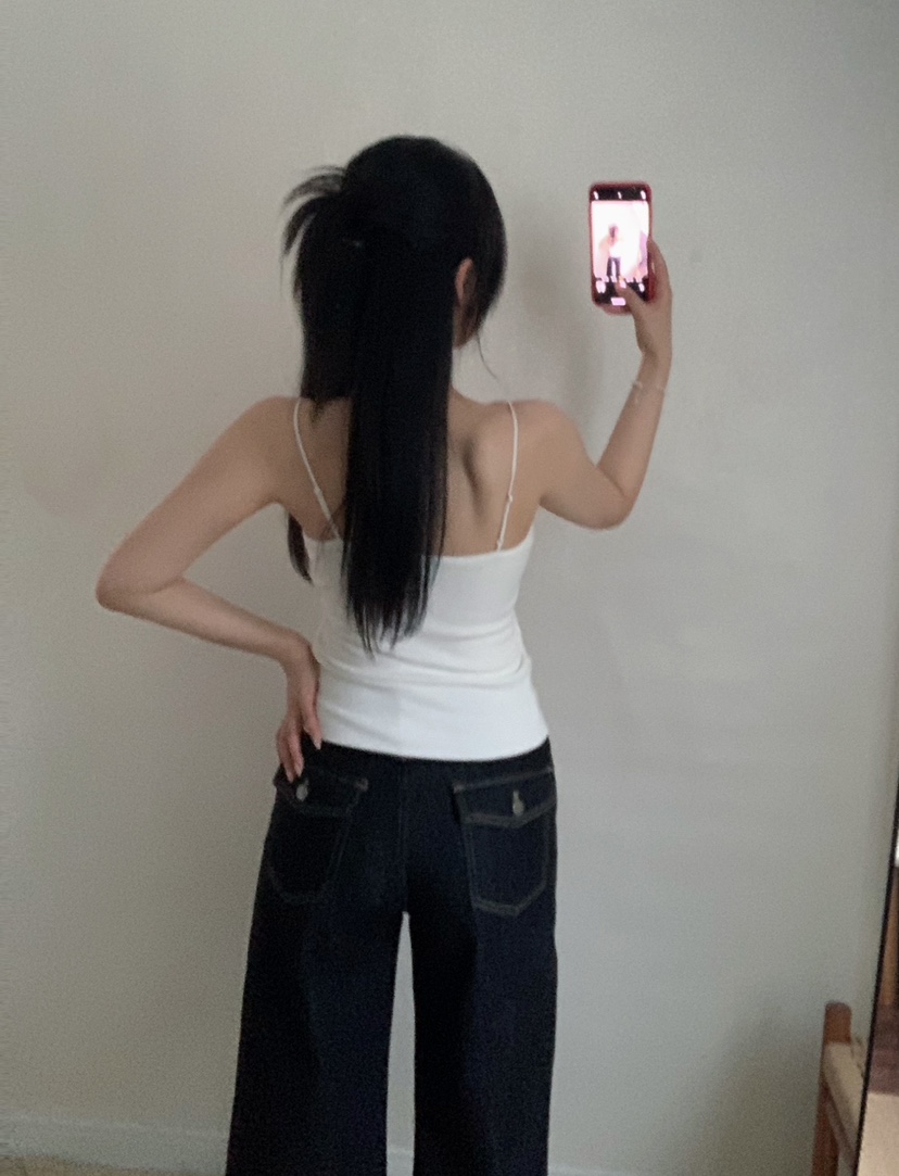 TWENTY FOUR SEVEN24-7韓國代購女裝新款熱賣吊帶背心V領無袖TEWNTY FOUR SEVEN24-7吊帶/背心