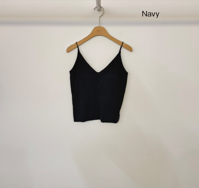 TWENTY FOUR SEVEN24-7韓國代購女裝新款熱賣吊帶背心V領無袖TEWNTY FOUR SEVEN24-7吊帶/背心圖色2