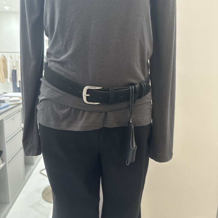 THE VALUE東大門直郵女裝新款真品人氣腰帶絨面革多層腰帶THE VALUE腰帶