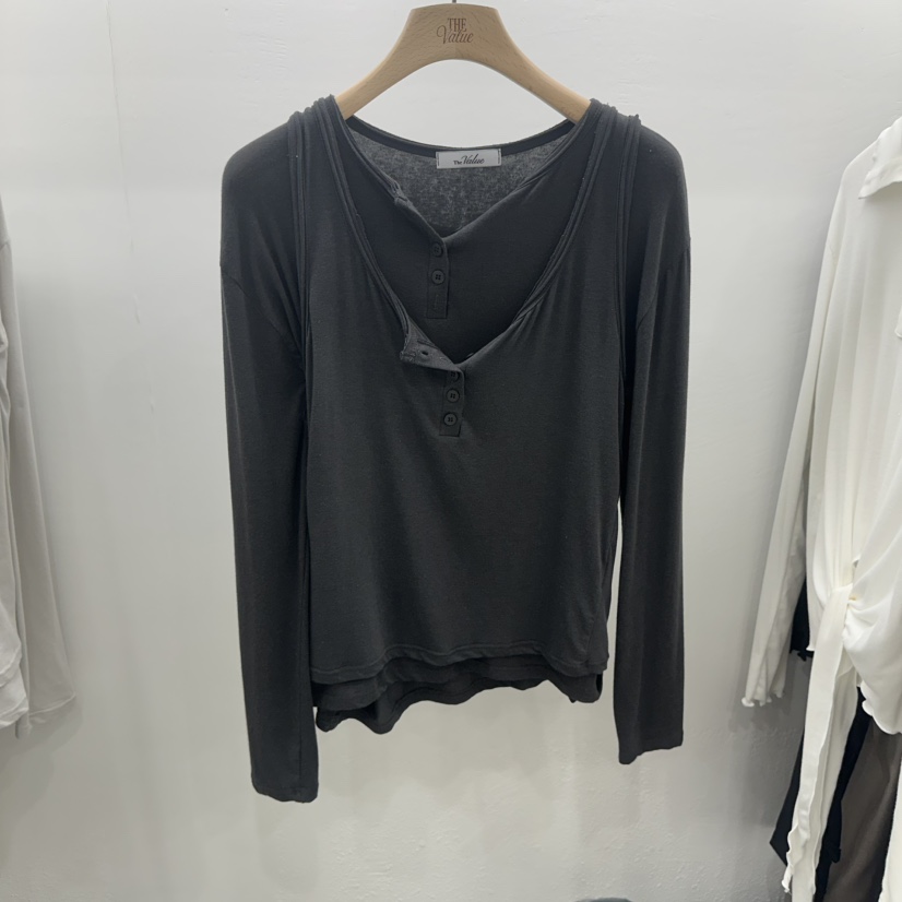 THE VALUE韓國代購女士新品休閑人氣真品熱賣套裝兩件套THE VALUE套裝圖色3
