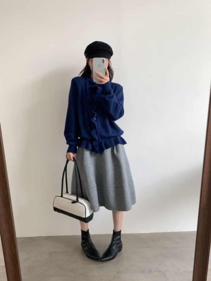 CRONG韓國直郵女裝新款推薦真品熱賣休閑時尚人氣針織衫開衫CRONG針織衫