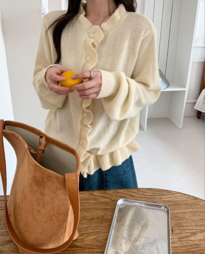 CRONG韓國直郵女裝新款推薦真品熱賣休閑時尚人氣針織衫開衫CRONG針織衫圖色2