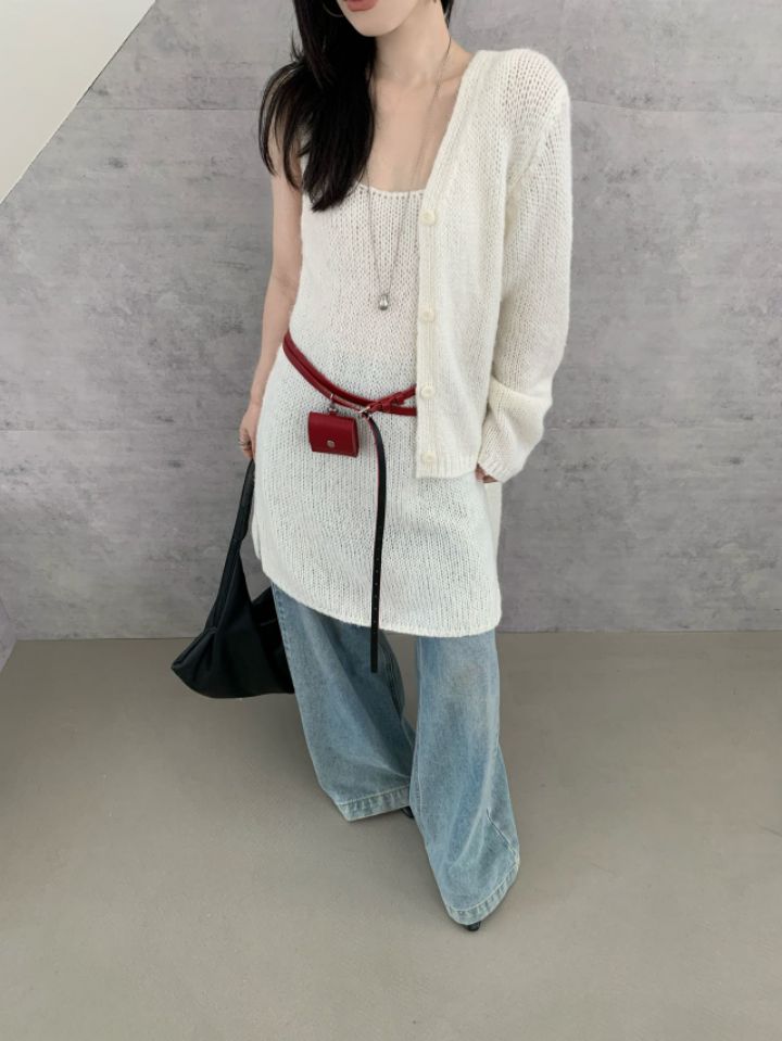 CRONG韓國直郵女裝新款人氣推薦休閑時尚套裝不含腰帶開衫CRONG套裝
