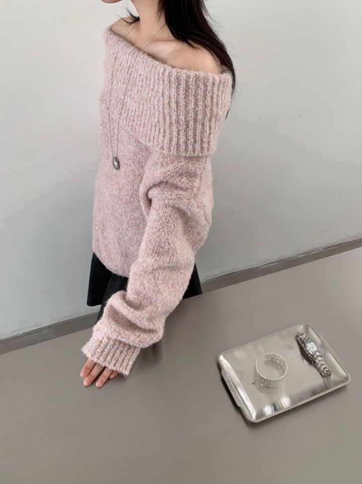 CRONG韓國代購女裝新款真品時尚人氣推薦休閑毛衣不含腰帶CRONG毛衣
