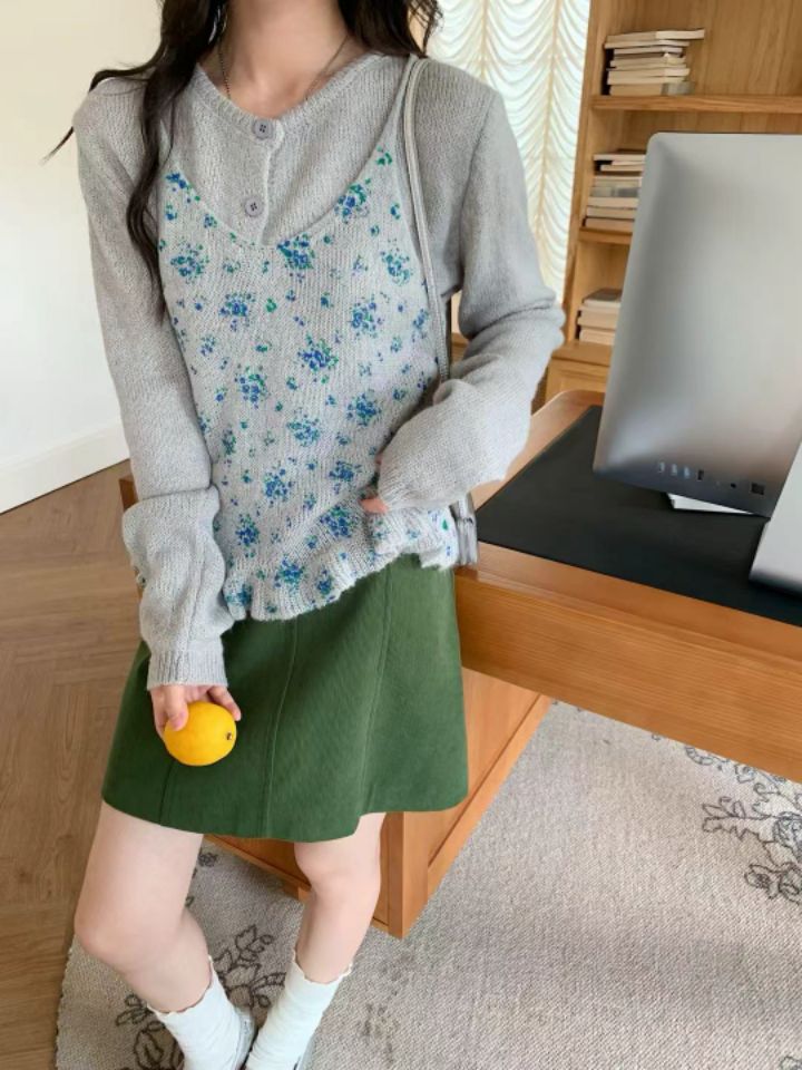 CRONG東大門代購女士新款休閑時尚人氣熱賣推薦真品套裝開衫CRONG套裝圖色2