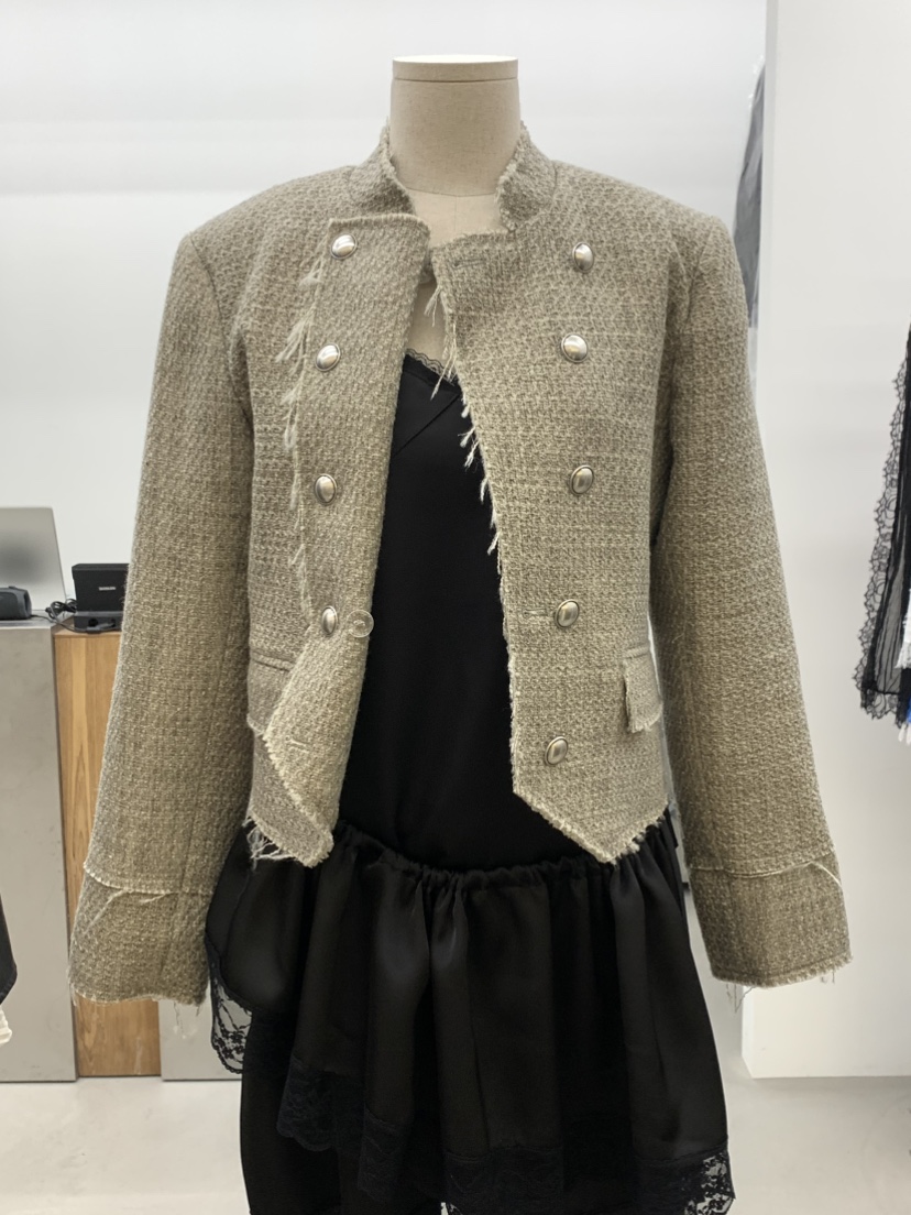 ENHANCE/HOPESMORE東大門直郵女裝新品推薦休閑夾克粗花呢ENHANCE/HOPESMORE夾克圖色2