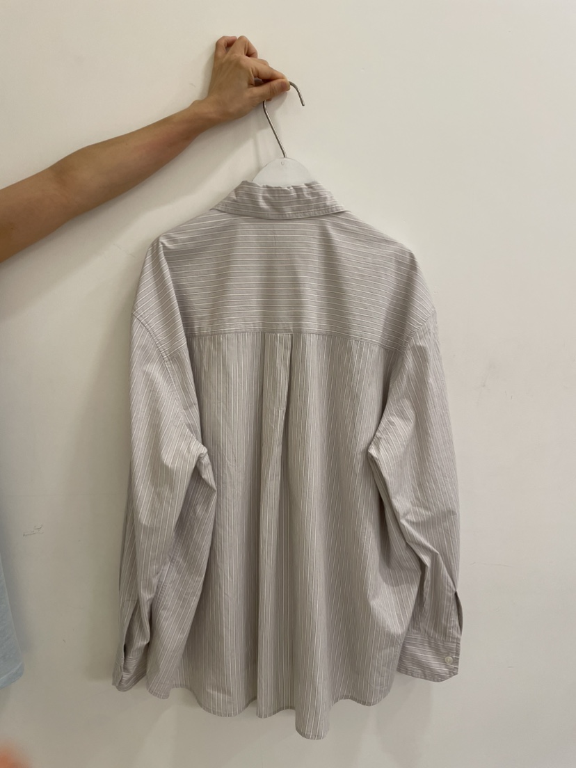 JEONG GAM STUDIOS東大門實拍女士新品休閑襯衫蕾絲衫條紋JEONG GAM STUDIOS襯衫/蕾絲衫