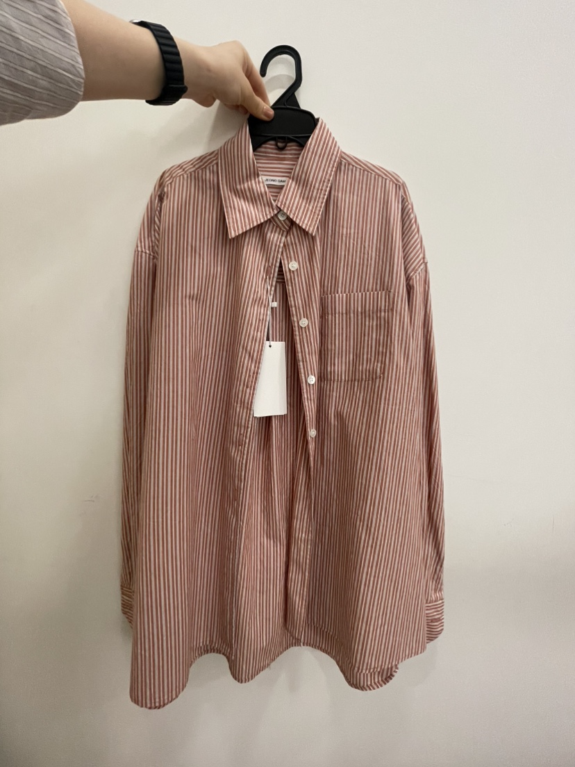 JEONG GAM STUDIOS東大門實拍女士新品休閑襯衫蕾絲衫條紋JEONG GAM STUDIOS襯衫/蕾絲衫圖色4