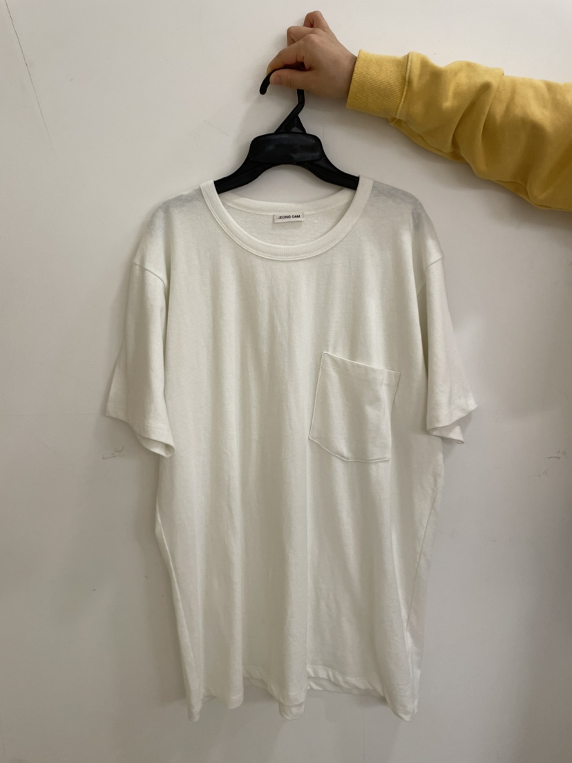 JEONG GAM STUDIOS東大門實拍女士新品休閑熱賣T恤口袋JEONG GAM STUDIOST恤圖色3
