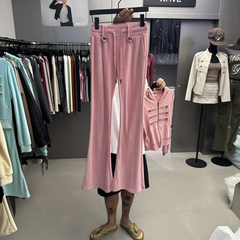 WAVE韓國代購女裝新品人氣休閑推薦熱賣時尚真品休閑褲WAVE休閑褲圖色2