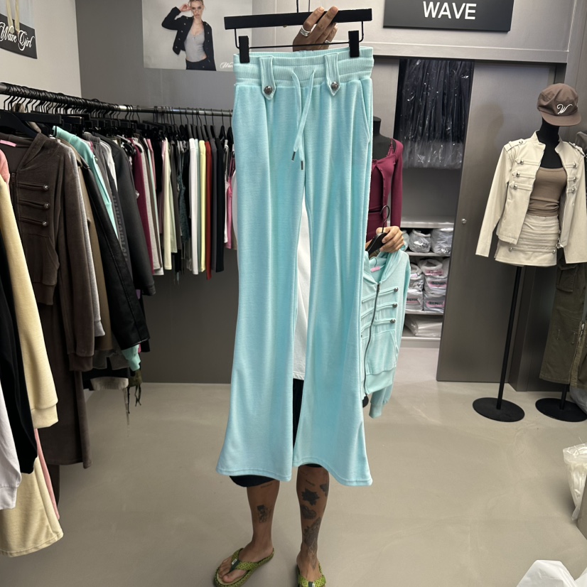 WAVE韓國代購女裝新品人氣休閑推薦熱賣時尚真品休閑褲WAVE休閑褲圖色3
