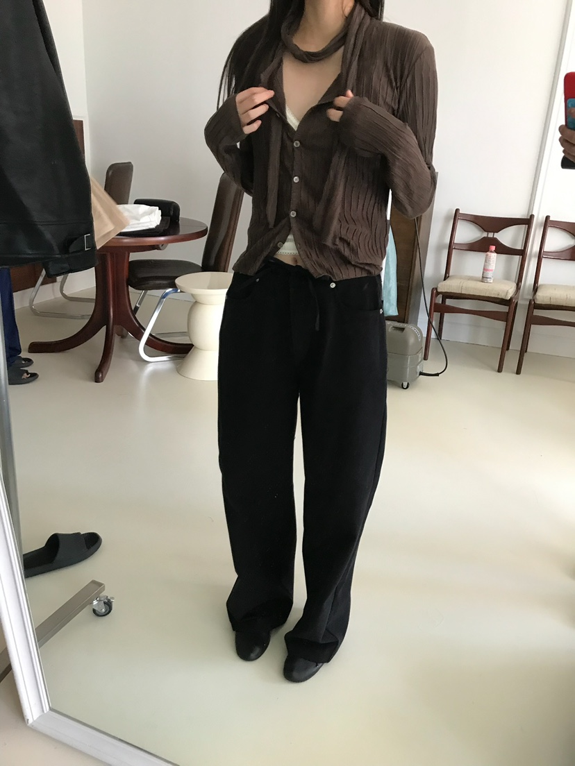 ESCHER韓國代購女裝新款真品熱賣休閑襯衫蕾絲衫含圍巾開衫ESCHER襯衫/蕾絲衫