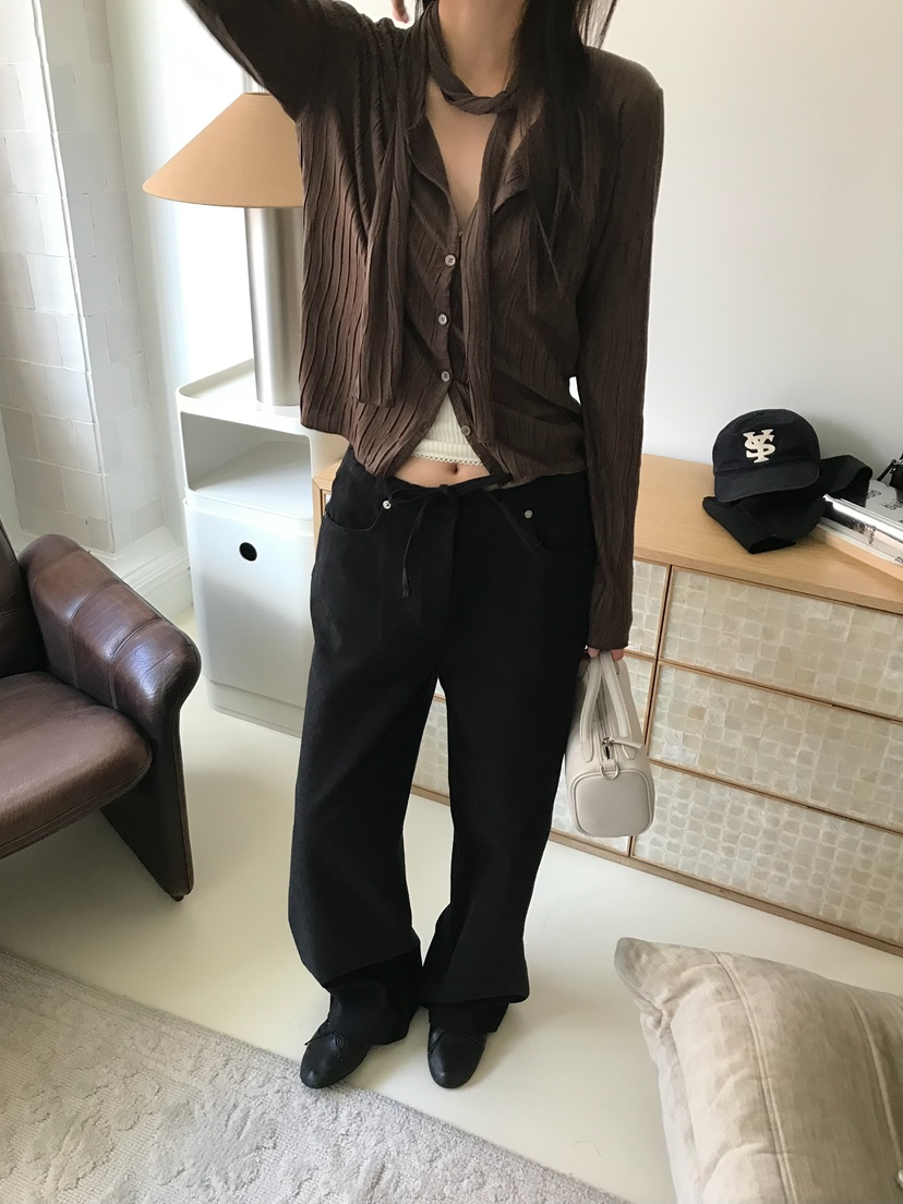 ESCHER韓國代購女裝新款真品熱賣休閑襯衫蕾絲衫含圍巾開衫ESCHER襯衫/蕾絲衫
