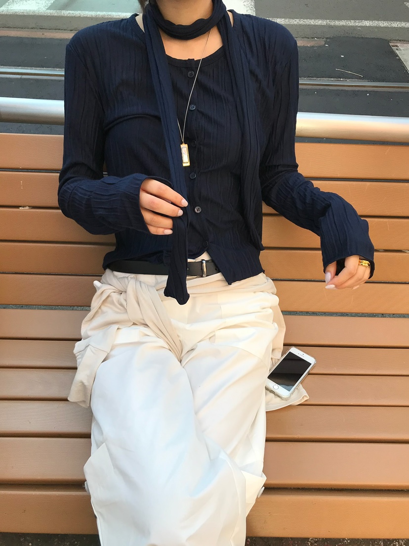 ESCHER韓國代購女裝新款真品熱賣休閑襯衫蕾絲衫含圍巾開衫ESCHER襯衫/蕾絲衫