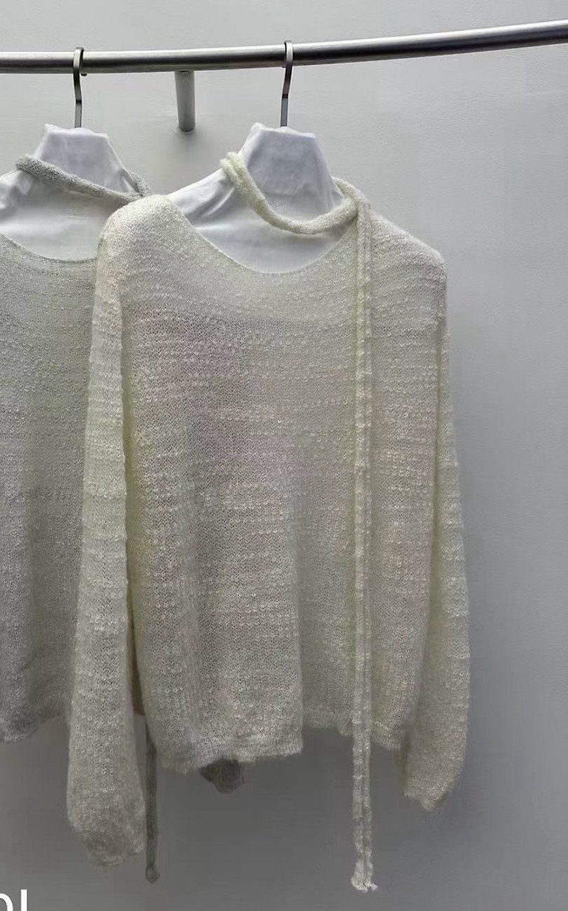 WIDA-P/RENEJ韓國代購女士新品真品推薦人氣針織衫含圍巾WIDA-P/RENEJ針織衫圖色2