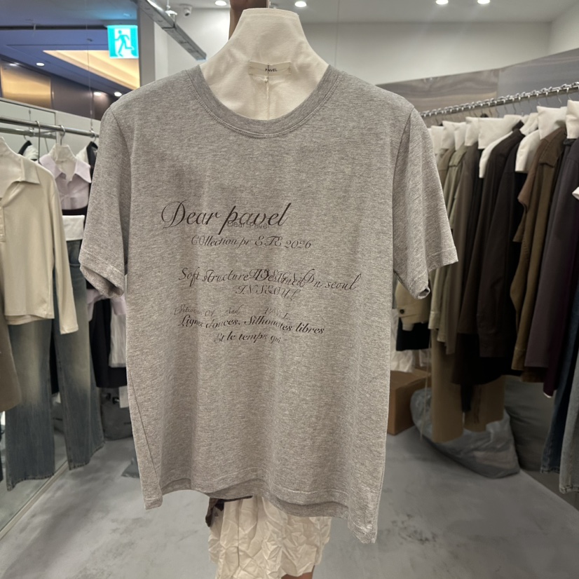 PAVEL東大門代購女裝新品推薦人氣真品休閑熱賣時尚T恤PAVELT恤圖色2