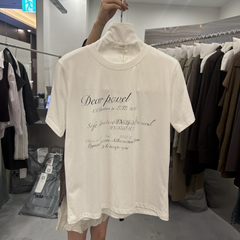 PAVEL東大門代購女裝新品推薦人氣真品休閑熱賣時尚T恤PAVELT恤圖色3