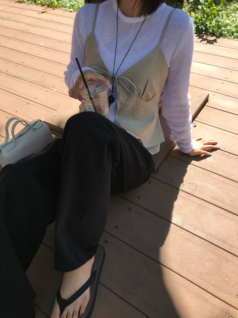 ESCHER韓國直郵女裝新款真品時尚熱賣人氣推薦休閑針織衫ESCHER針織衫