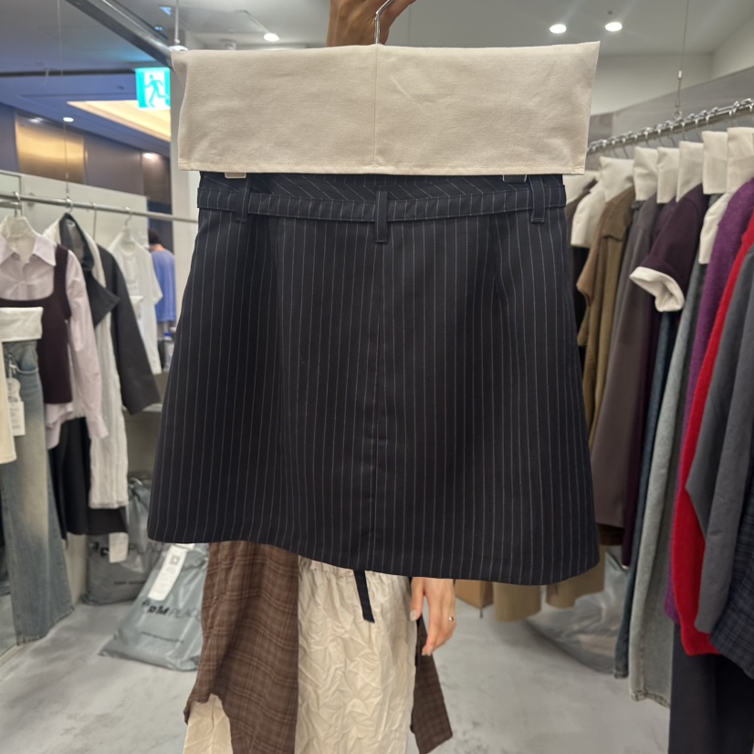 PAVEL東大門直郵女裝新品人氣熱賣休閑時尚推薦短裙含腰帶PAVEL短裙