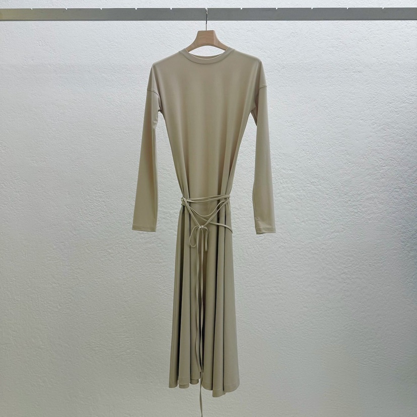 STATEMENT東大門代購女裝新品真品推薦人氣連衣裙OPS含腰繩STATEMENT連衣裙圖色1