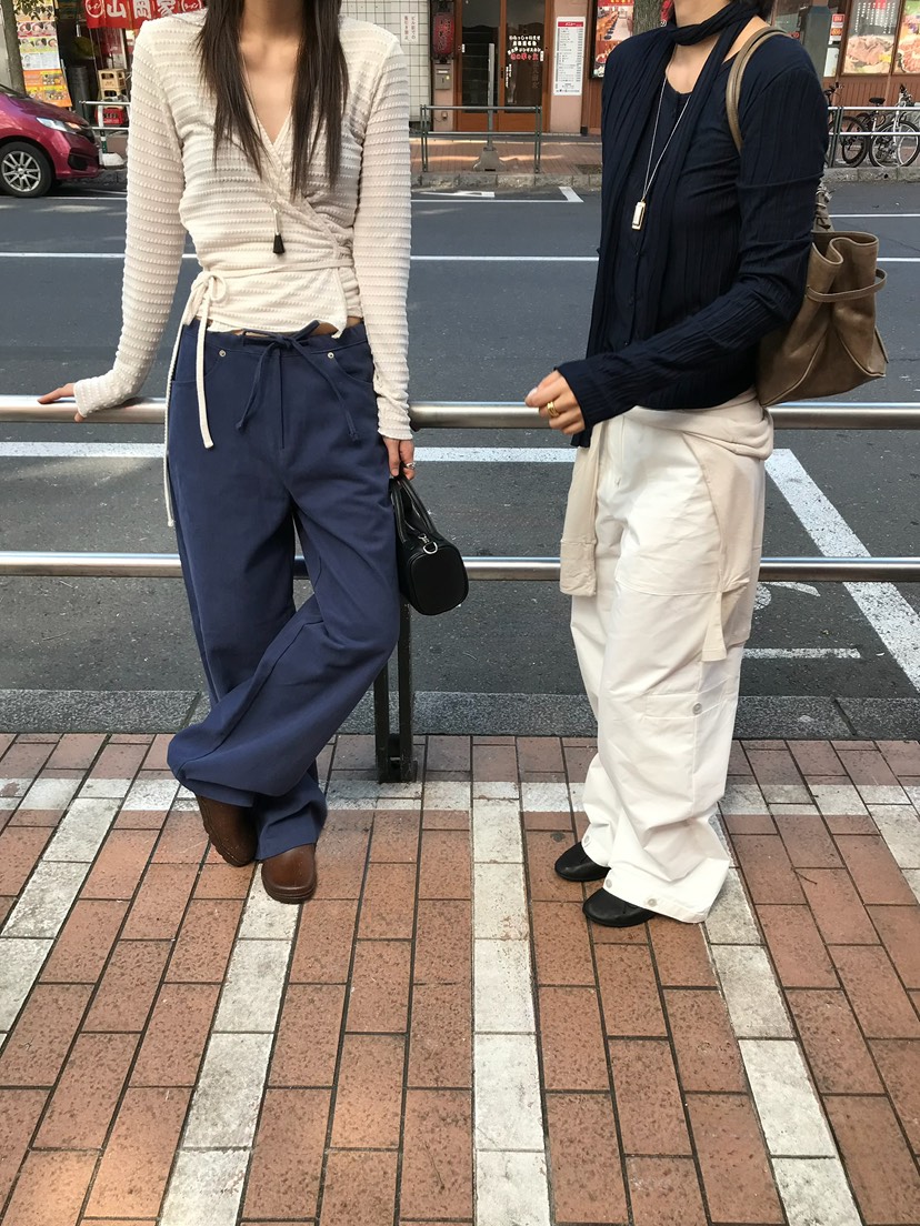ESCHER韓國直郵女裝新品推薦人氣時尚休閑真品熱賣休閑褲ESCHER休閑褲