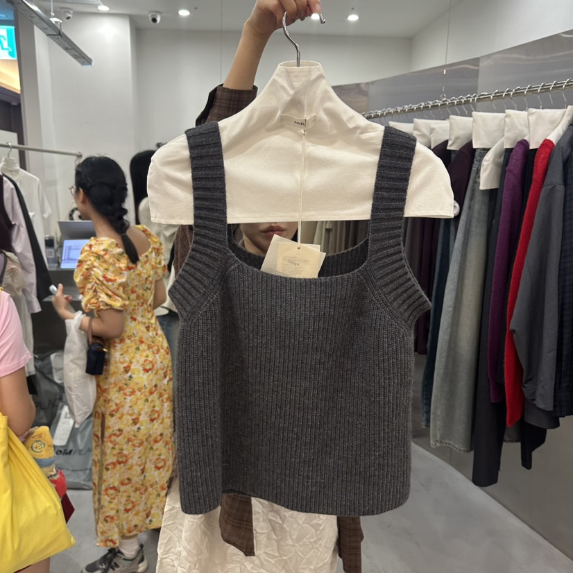 PAVEL東大門代購女裝新品時尚人氣真品推薦熱賣休閑針織衫PAVEL針織衫圖色3灰色