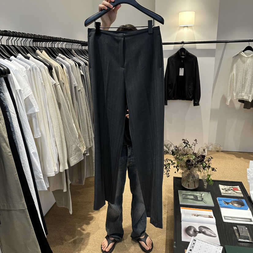 PAUSE韓國直郵女士新品推薦真品人氣熱賣時尚休閑休閑褲musk休閑褲圖色1灰色