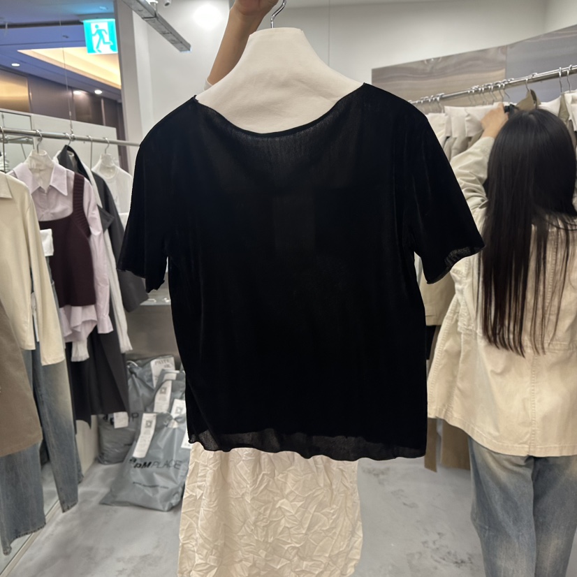 PAVEL東大門直郵女裝新品人氣推薦時尚真品熱賣休閑T恤絲絨PAVELT恤